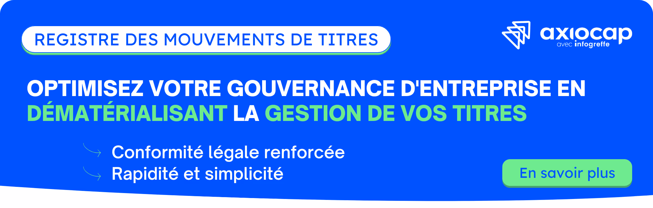 Visuel registre des mouvements de titres Axiocap